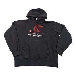 Uniqlo x Futura Laboratories Urban Walls Hoodie Black Mens Size Large Baggy